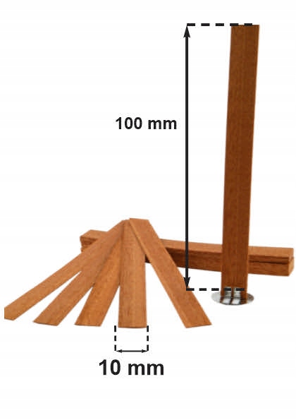 Knot drewniany x5 Sisano do wosk sojowy