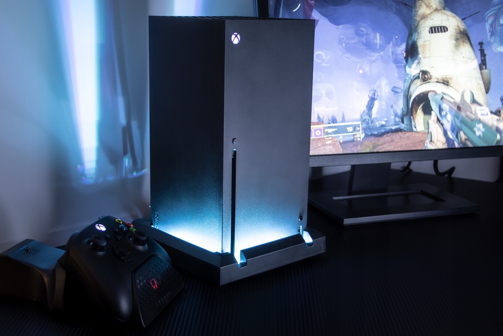 Podstawka Stacja Dokująca Stojak Xbox Series X Led Venom Gry i