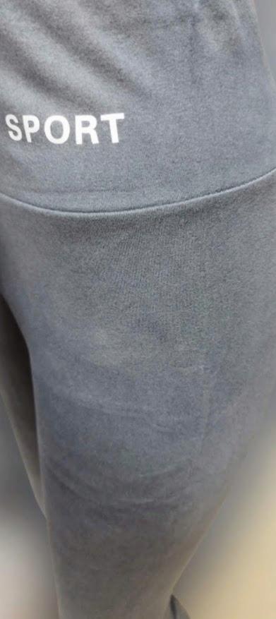 LEGGINSY spodnie LEKKO OCIEPLONE Z wysokim stanem M/L SZARE modne hit