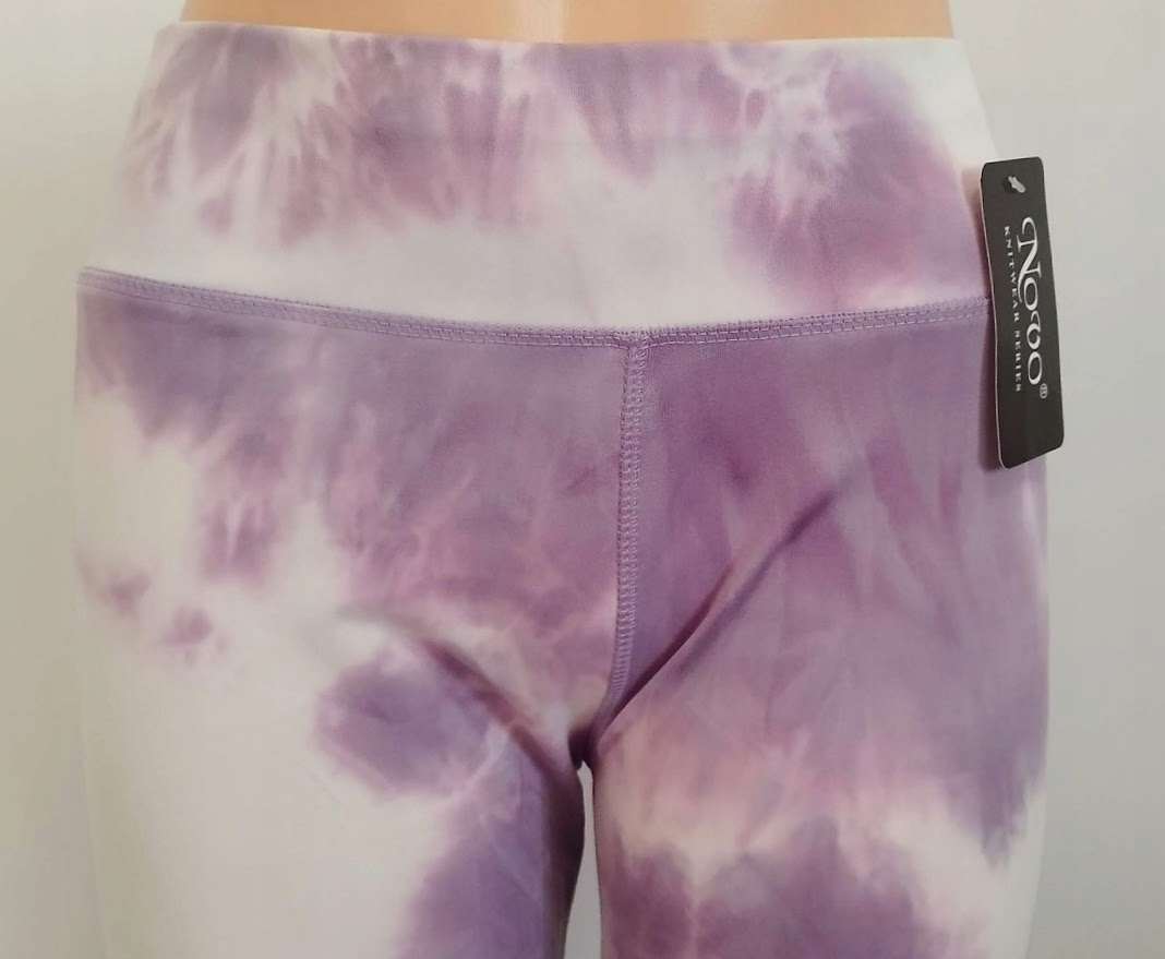 LEGGINSY SPODNIE modne z wysokim stanem r. L/XL ombre elastyczne