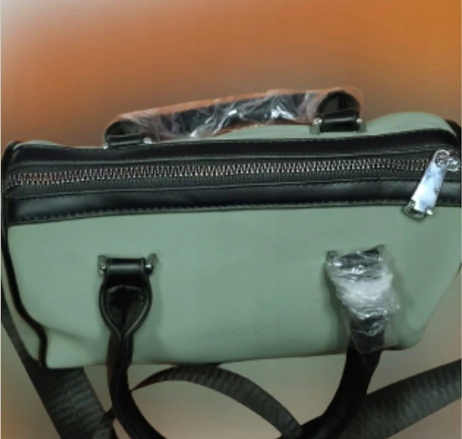 Torebka MISS MODA mała ZIELEŃ POJEMNA długi pasek, KHAKI NOWOŚĆ