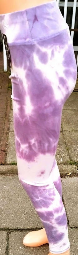 Legginsy Ombre LILIOWE z wysokim stanem r. L/XL