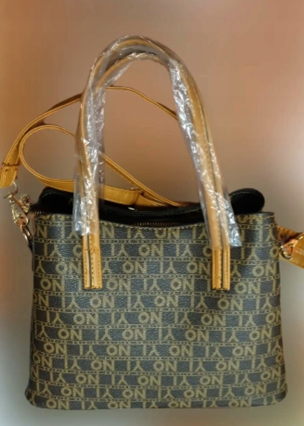 Torebka damska TORBA modna , brązowa pojemna skóra eko, długi pasek