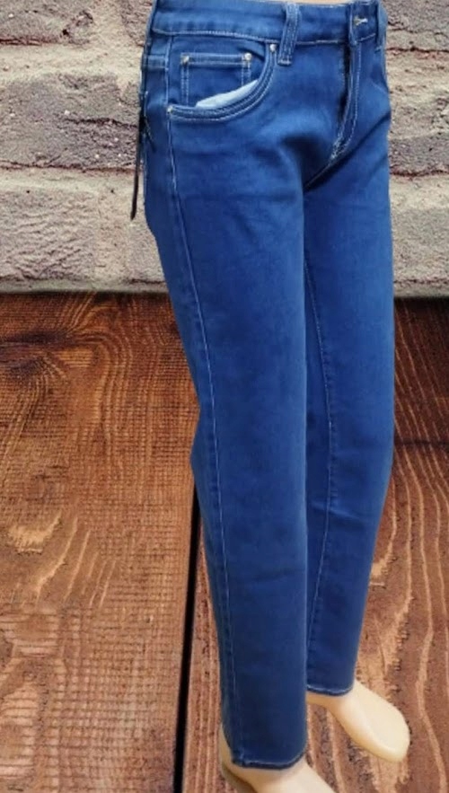 SPODNIE JEANSY plus size TRANG COLLECTION r 4XL(48) blue denim