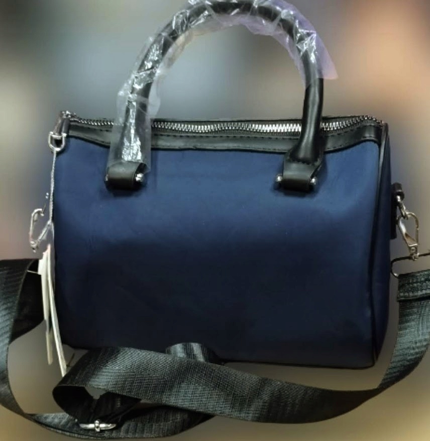 Torebka MISS MODA mała POJEMNA długi pasek, GRANATOWA NOWOŚĆ