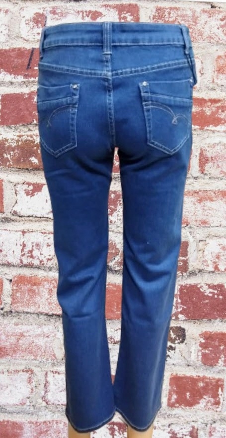 SPODNIE JEANSY plus size TRANG COLLECTION r 4XL(48) blue denim