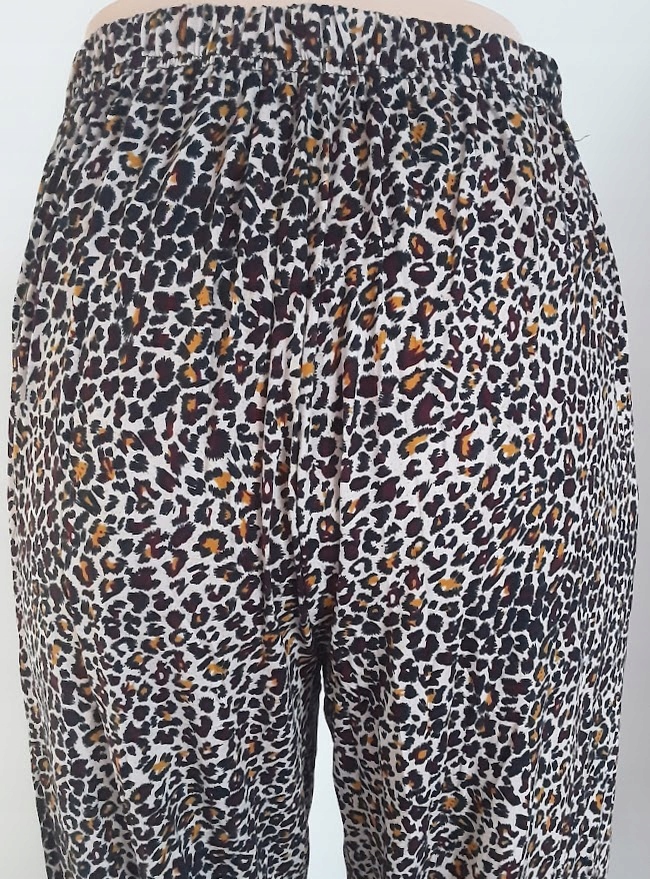 SPODNIE ALLADYNKI DAMSKIE LUZNE KOLOROWE MODNE Z KIESZENIAMI L/3XL