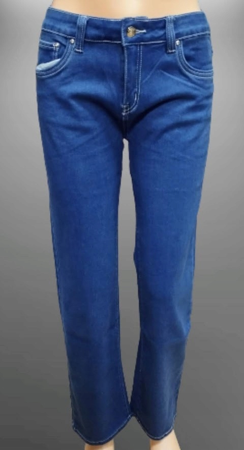 SPODNIE JEANSY plus size TRANG COLLECTION r 4XL(48) blue denim