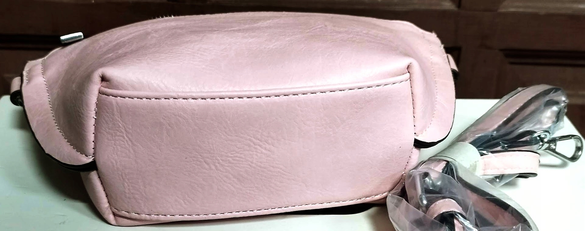 Torebka mała długi pasek PDROWY RÓŻ NOWOŚĆ