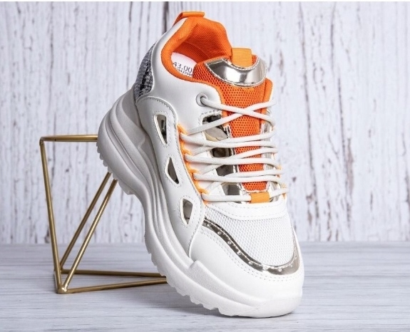 Damskie Sneakersy Na Koturnie r.38