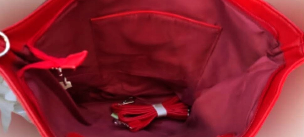 Torebka damska EKO SKÓRA pojemna pomieści A4 długi pasek w komplecie