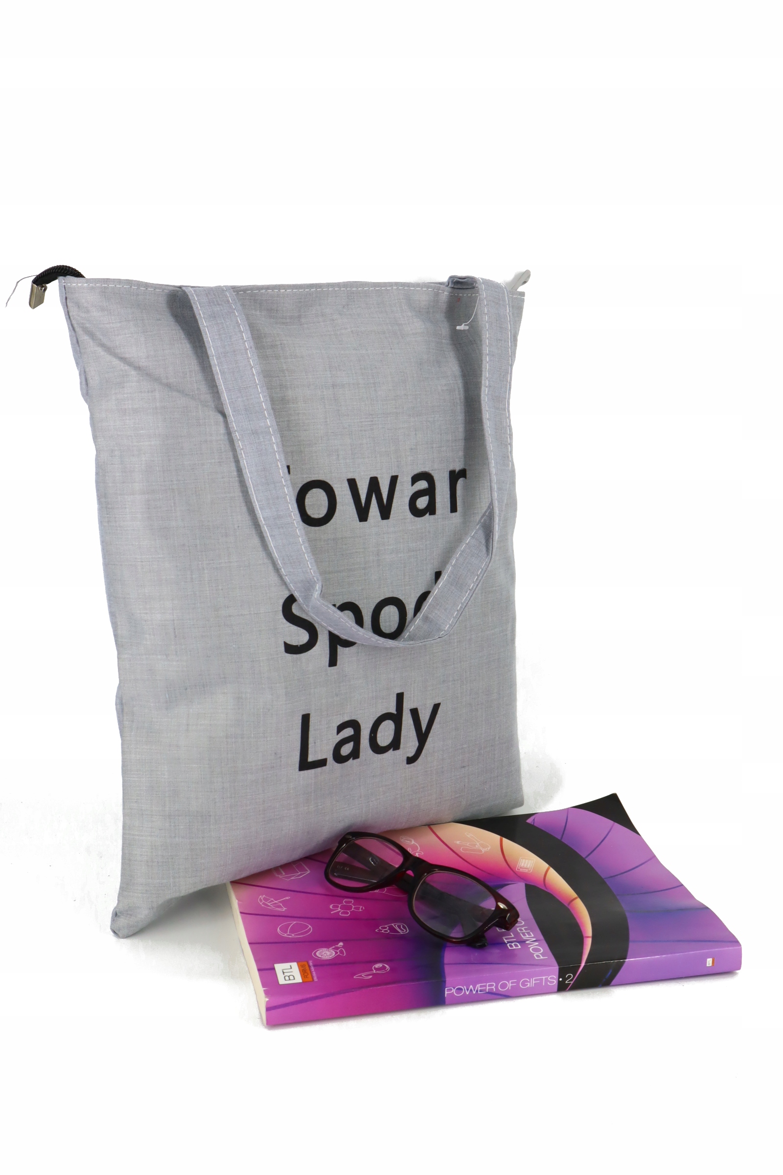 Torba SHOPPERKA z napisem ,, Towar spod lady''