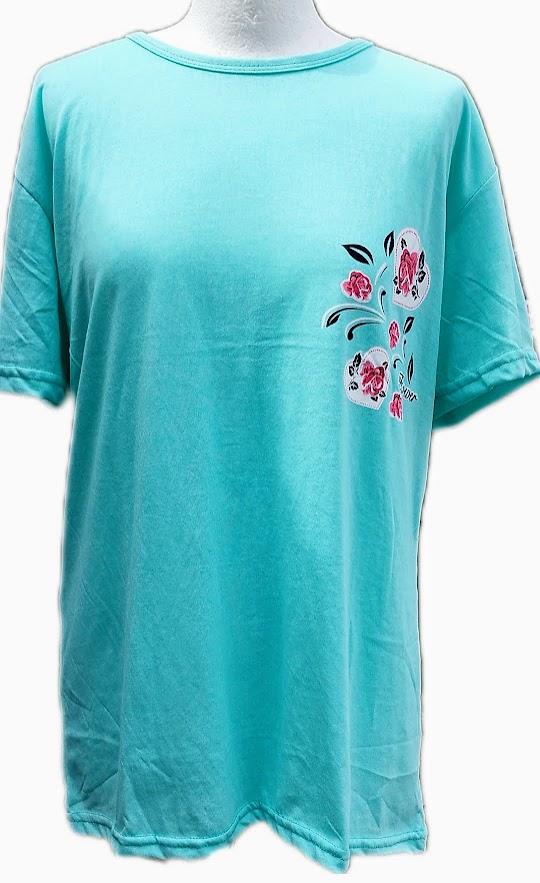 Piżama z Bawełny Komplet Koszulka Spodenki r. L