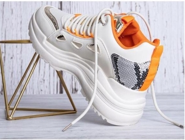 Damskie Sneakersy Na Koturnie r.38