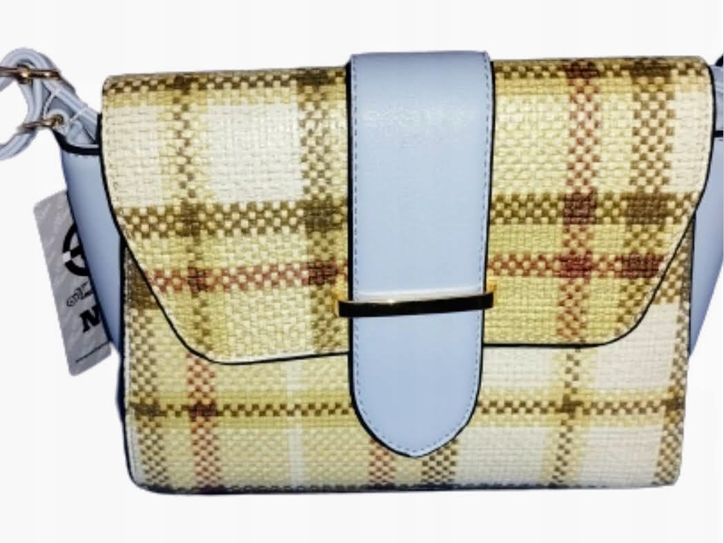 Torebka LISTONOSZKA TORBA modna , KRATKA NOWOŚĆ NIEBIESKA