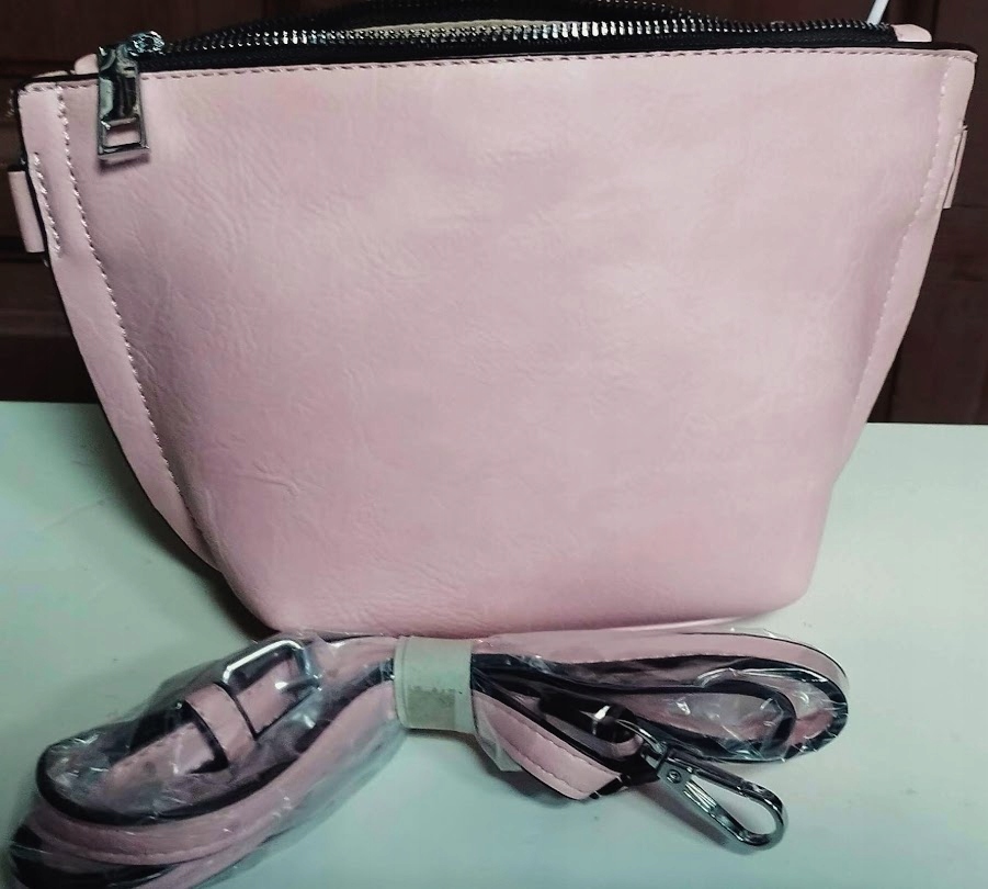 Torebka mała długi pasek PDROWY RÓŻ NOWOŚĆ