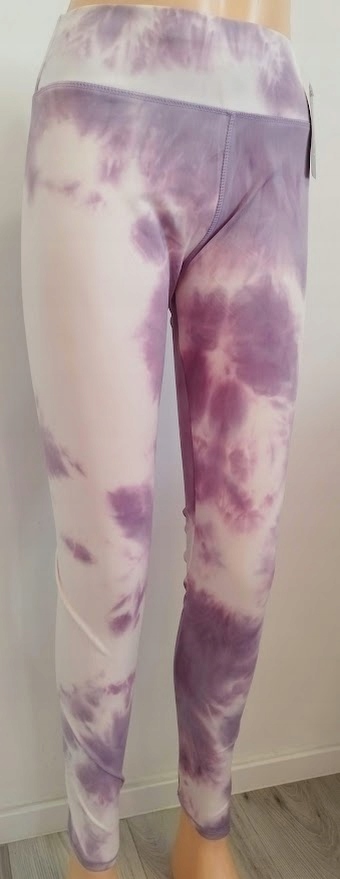 LEGGINSY SPODNIE modne z wysokim stanem r. L/XL ombre elastyczne