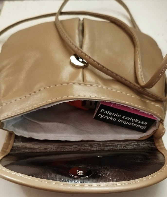 Torebka listonoszka skóra ekologiczna MOCCA