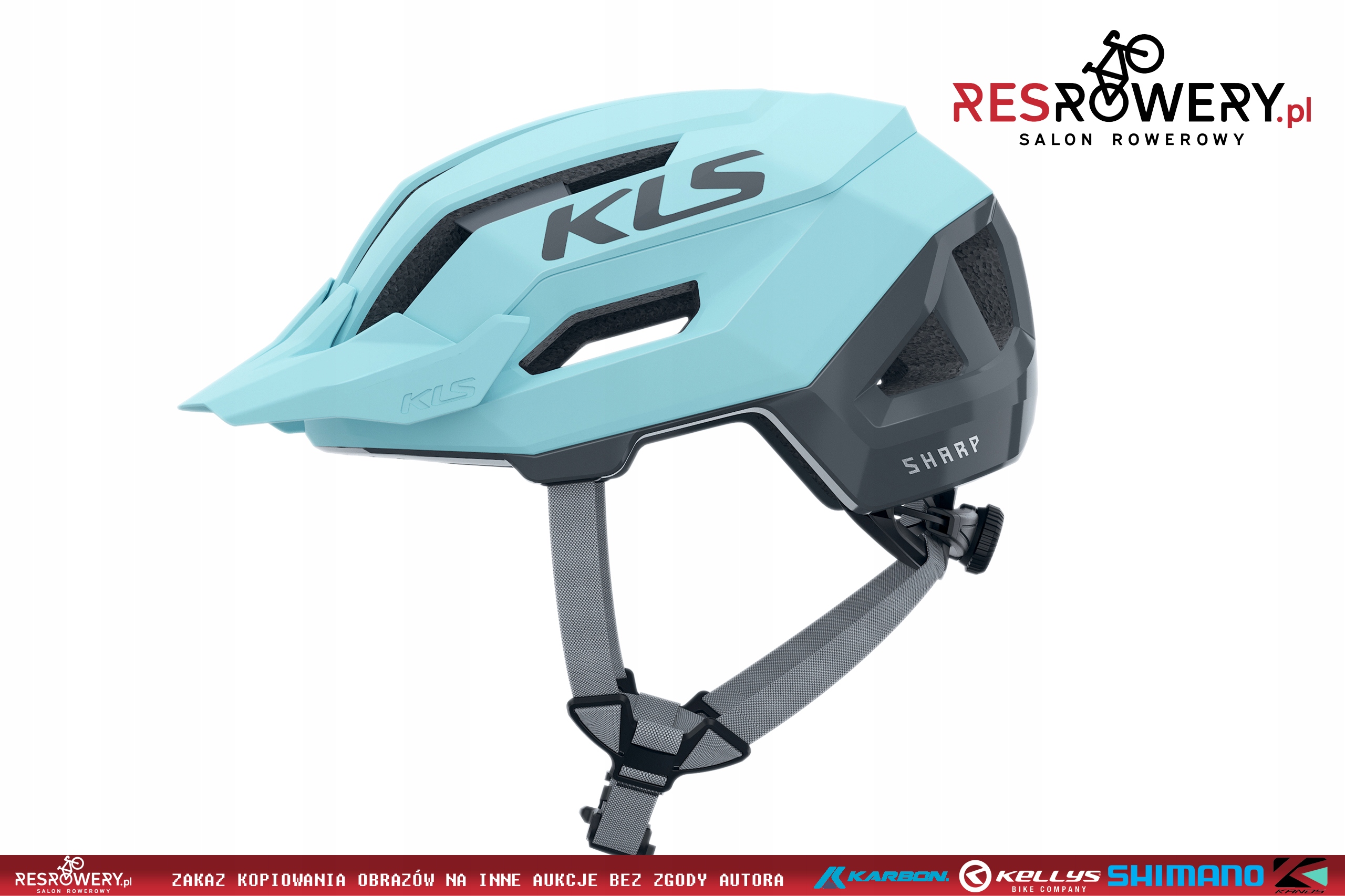 KASK ROWEROWY KELLYS SHARP sky blue r.M/L (54-58)