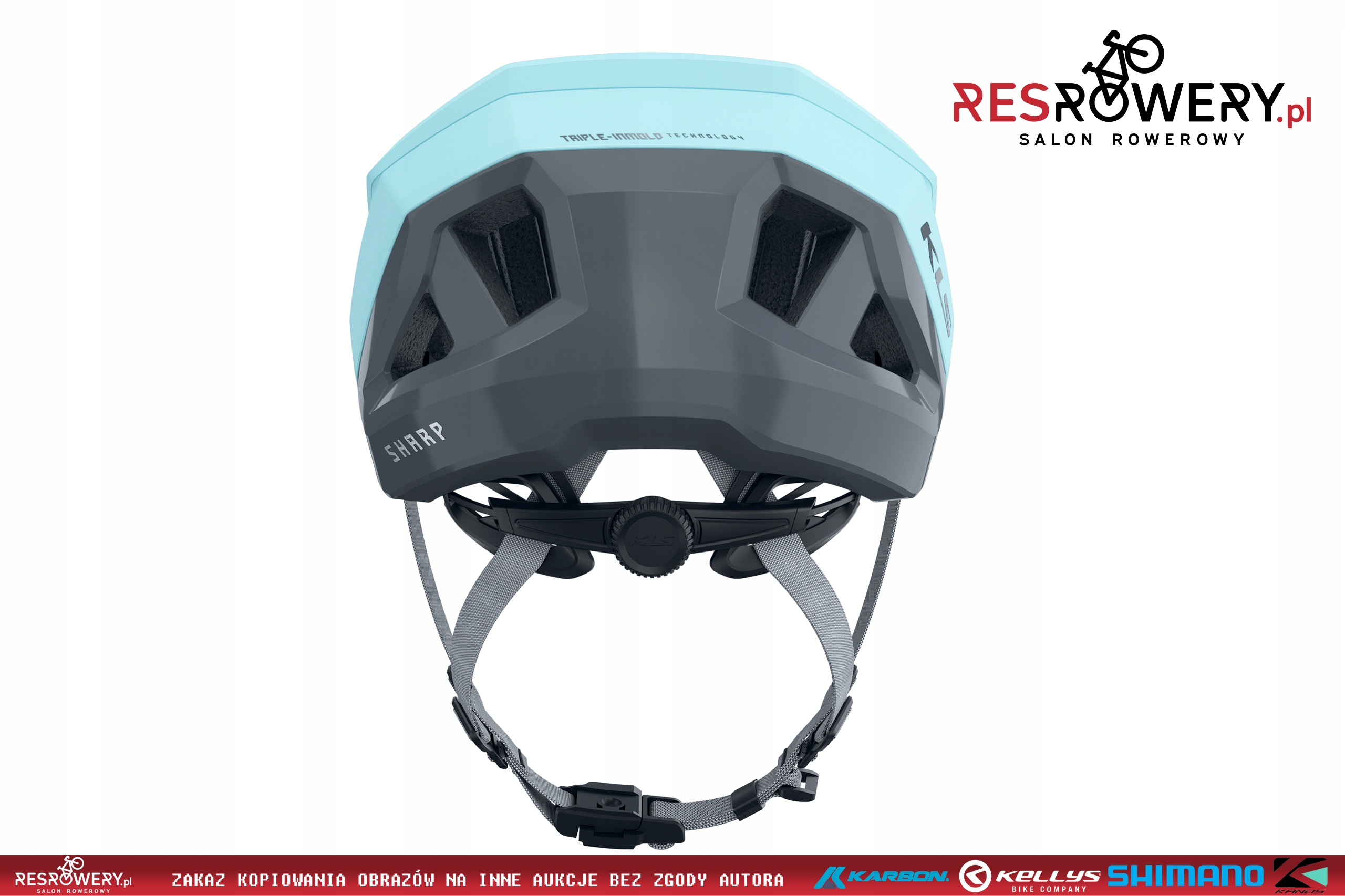 KASK ROWEROWY KELLYS SHARP sky blue r.M/L (54-58)