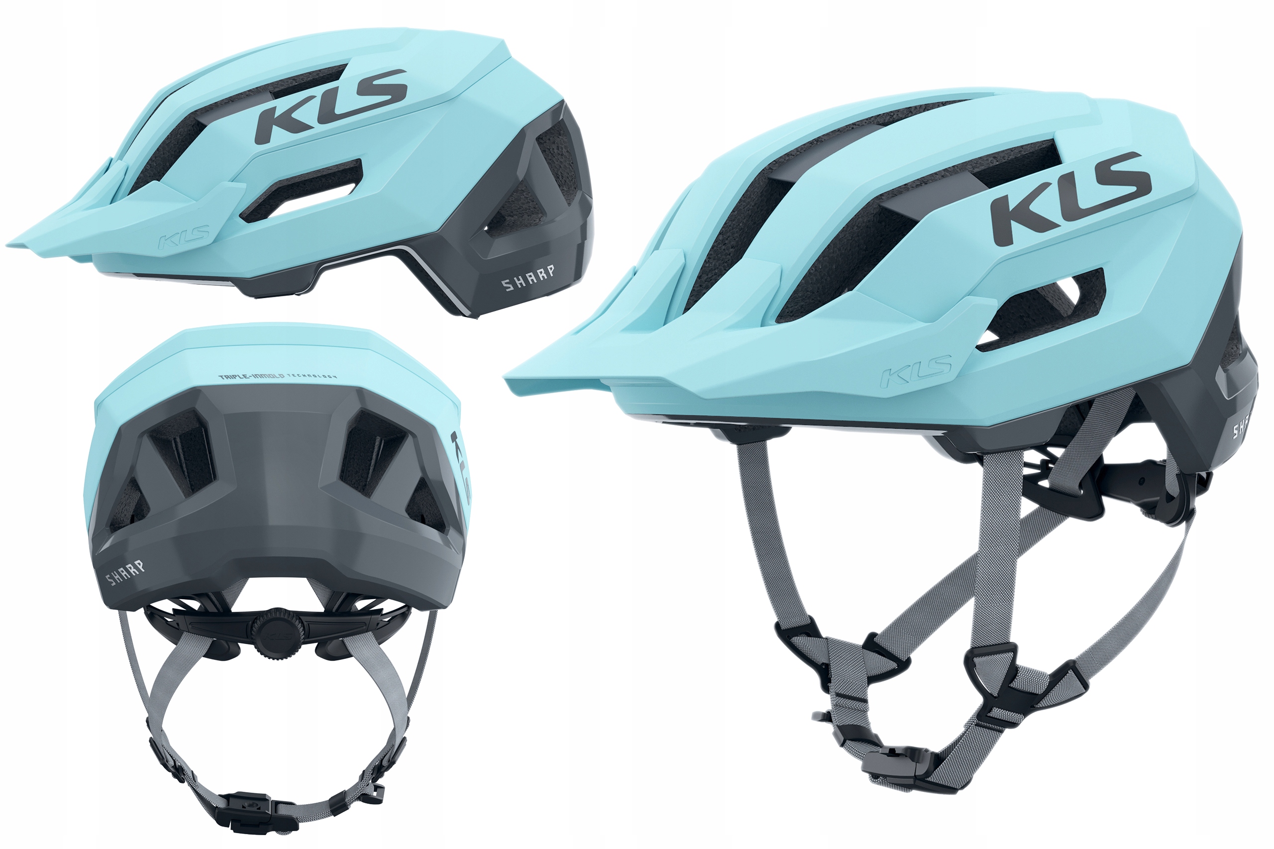 KASK ROWEROWY KELLYS SHARP sky blue r.M/L (54-58)