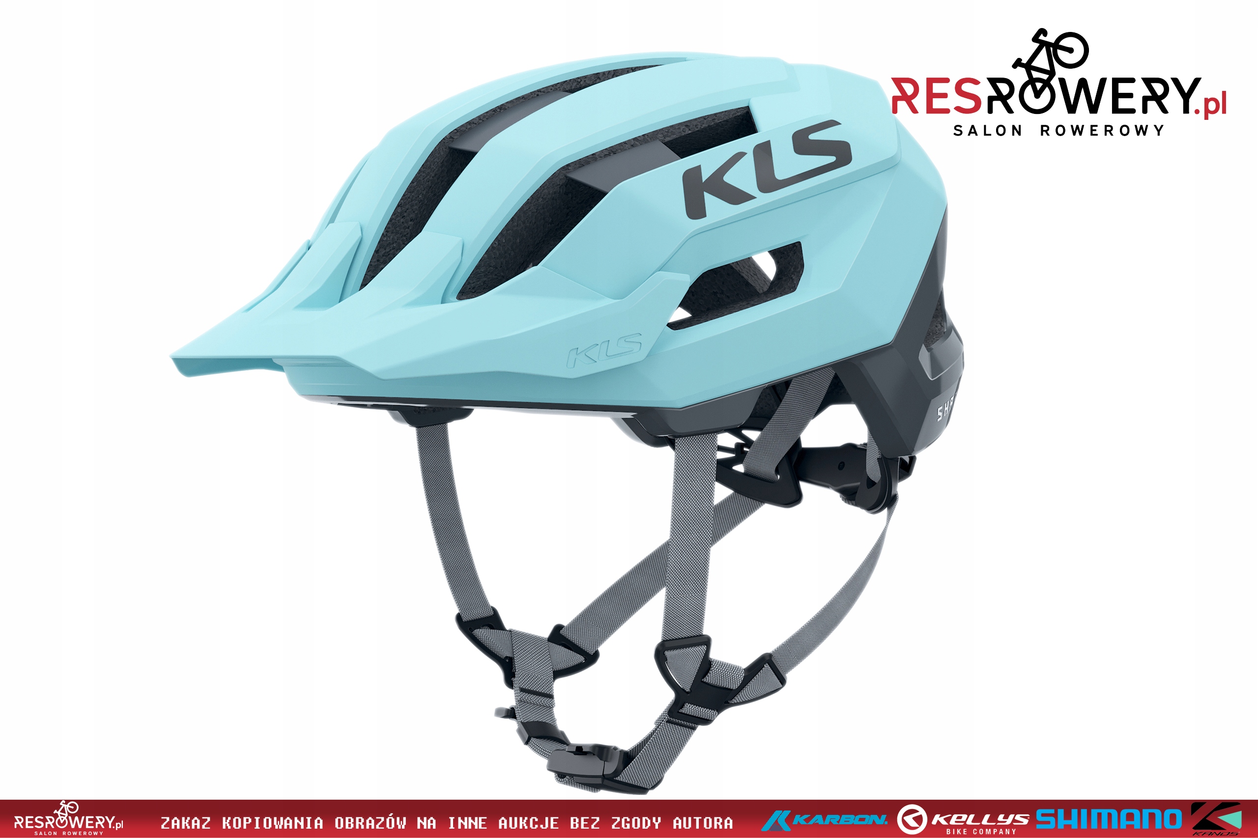 KASK ROWEROWY KELLYS SHARP sky blue r.M/L (54-58)