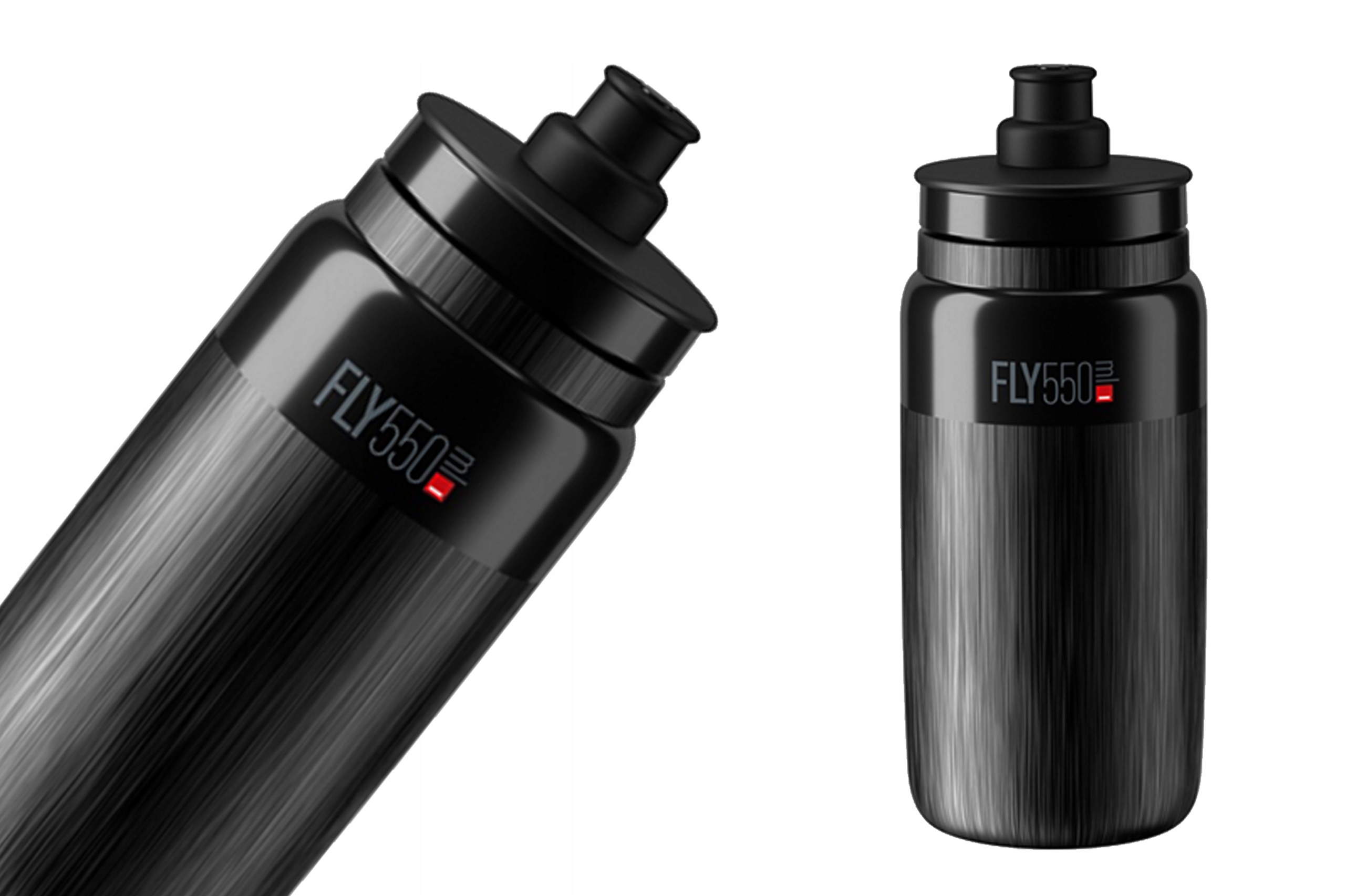 BIDON ROWEROWY ELITE FLY TEX 550ml black/grey
