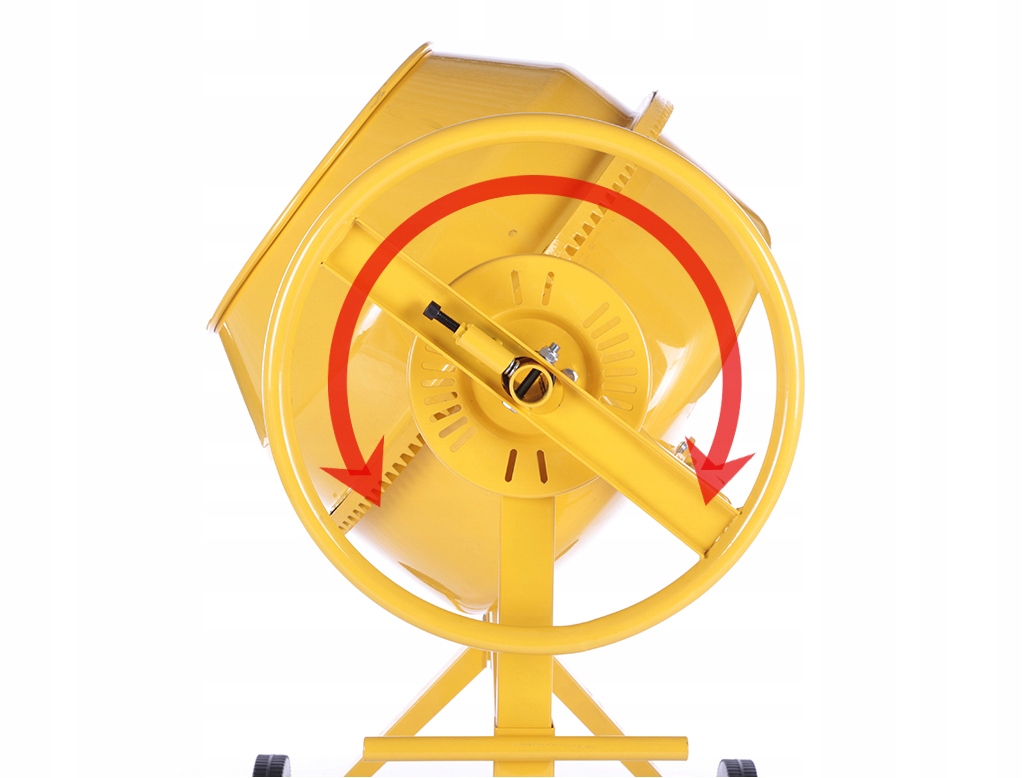 Betoniarka budowlana HIGHER mieszarka 120L 650W 230V żeliwny wieniec — 14