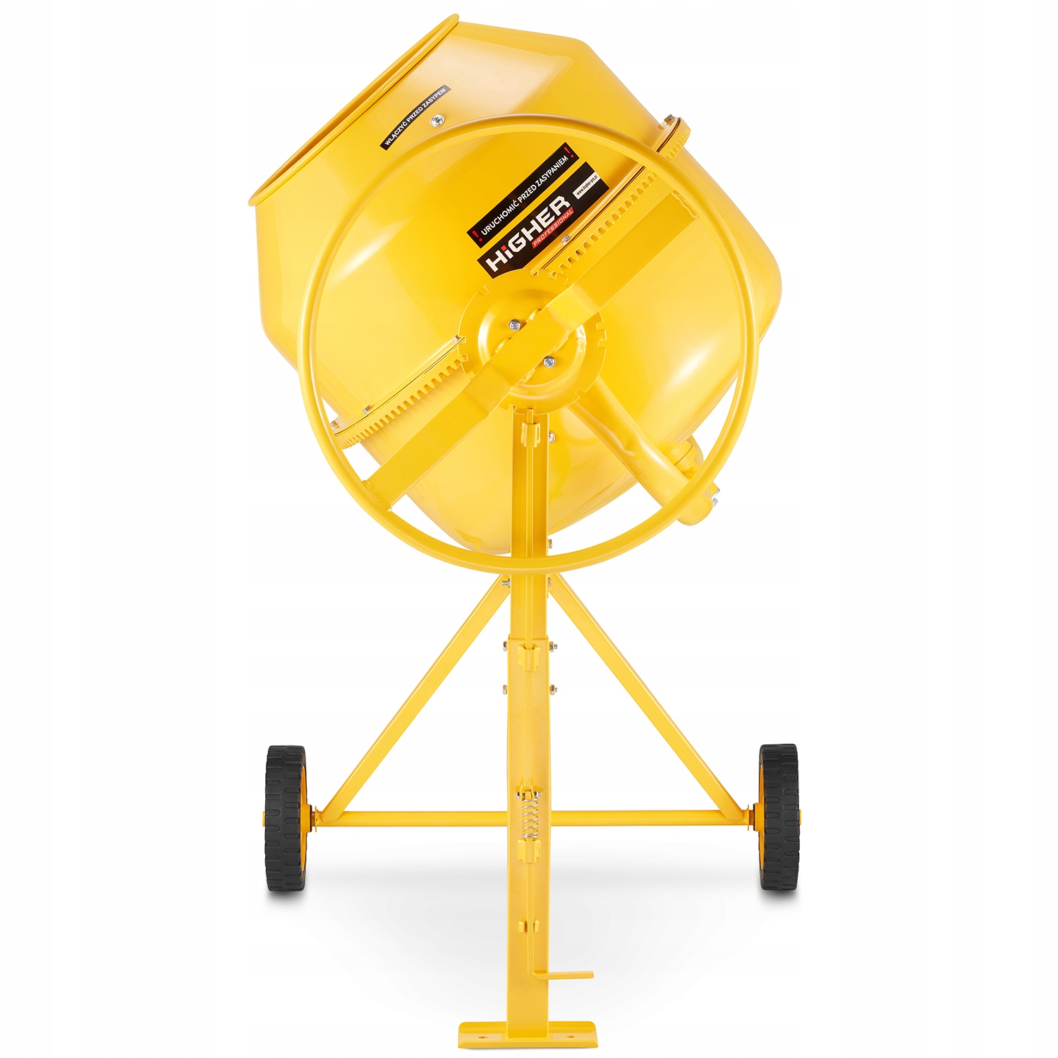 Betoniarka budowlana HIGHER mieszarka 200L 1500W 230V żeliwny wieniec — 7