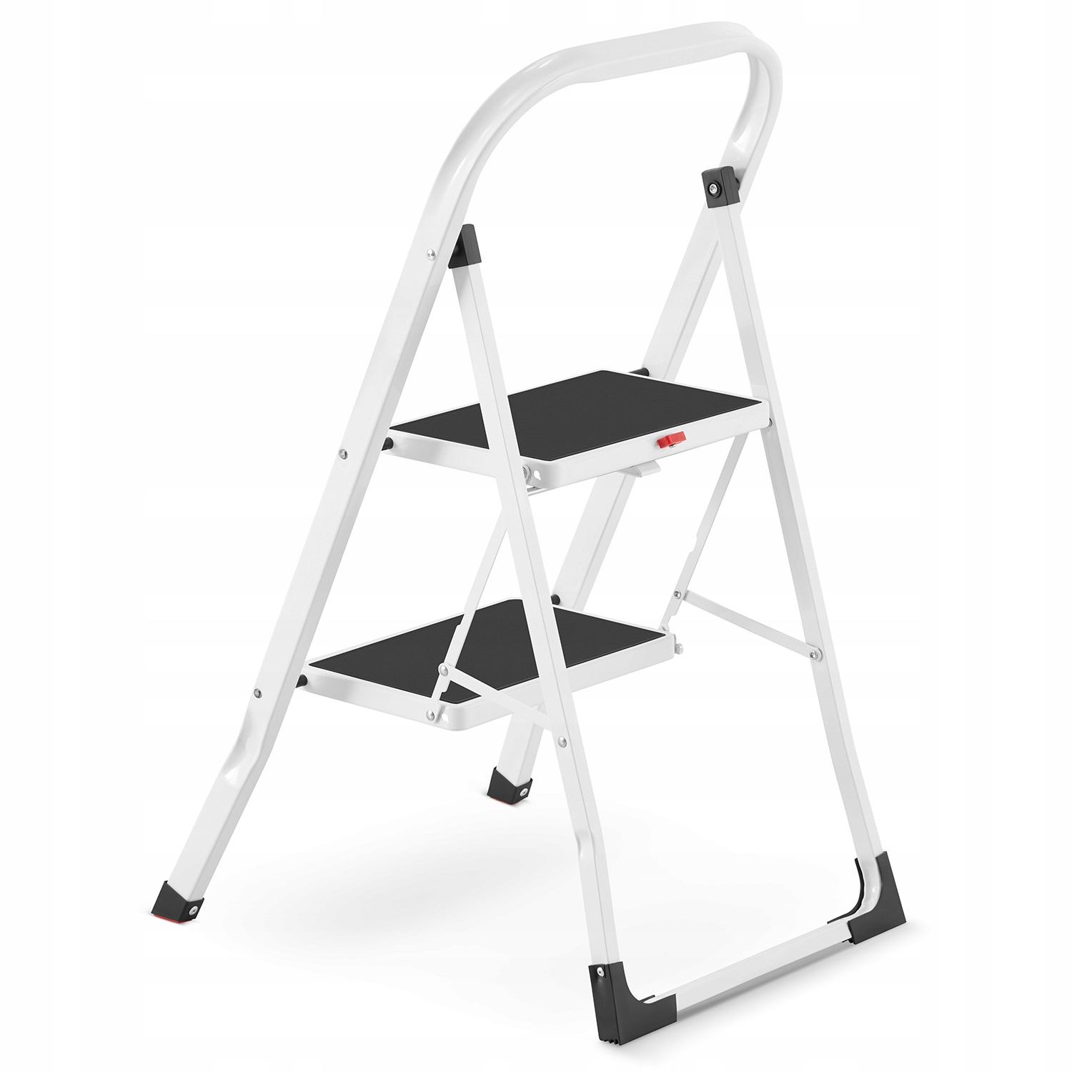 Drabina domowa lekka składana stalowa drabinka schodki 2 stopnie HIGHER BI — 5