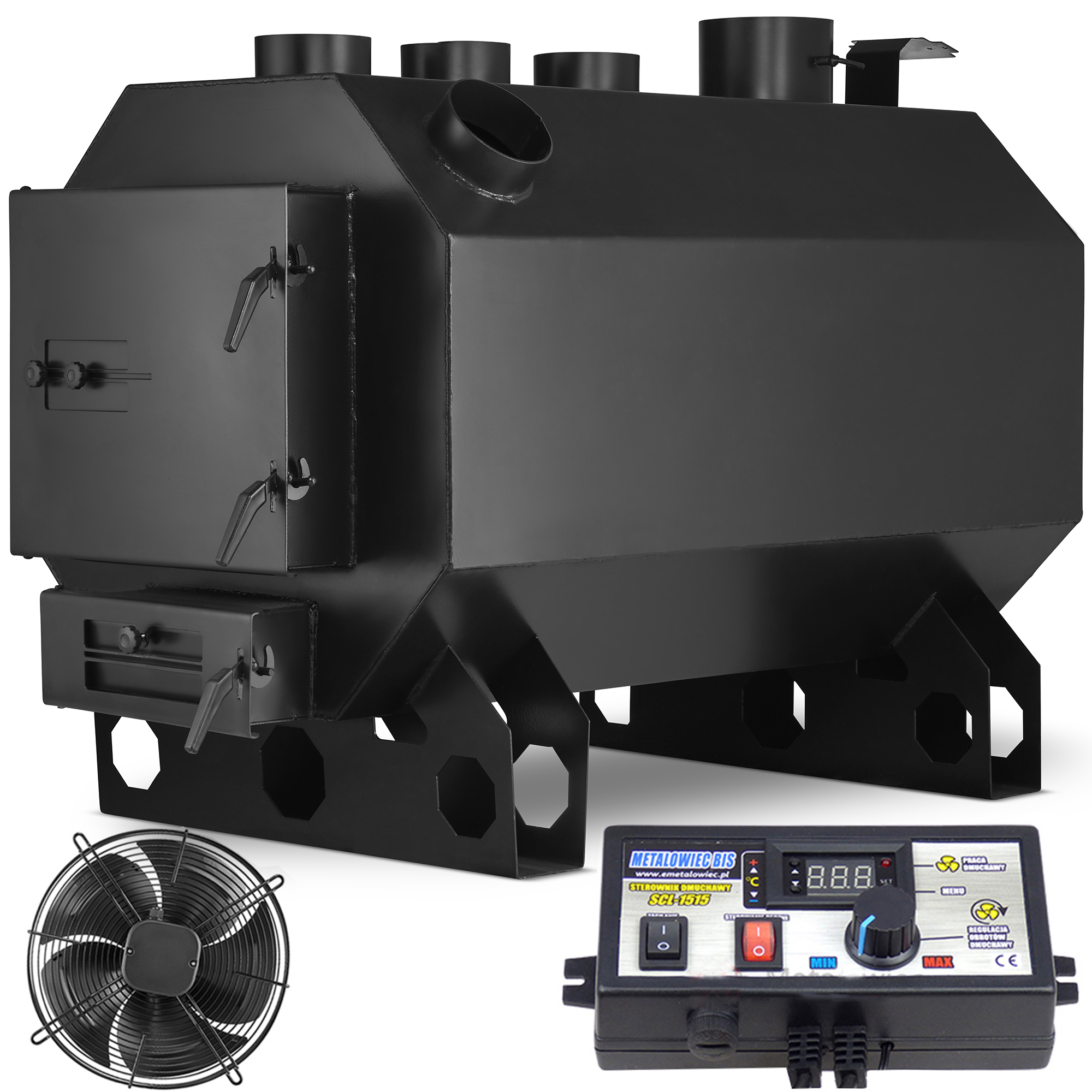 Piec z nadmuchem nadmuchowy grzewczy OKTAGON 45kW