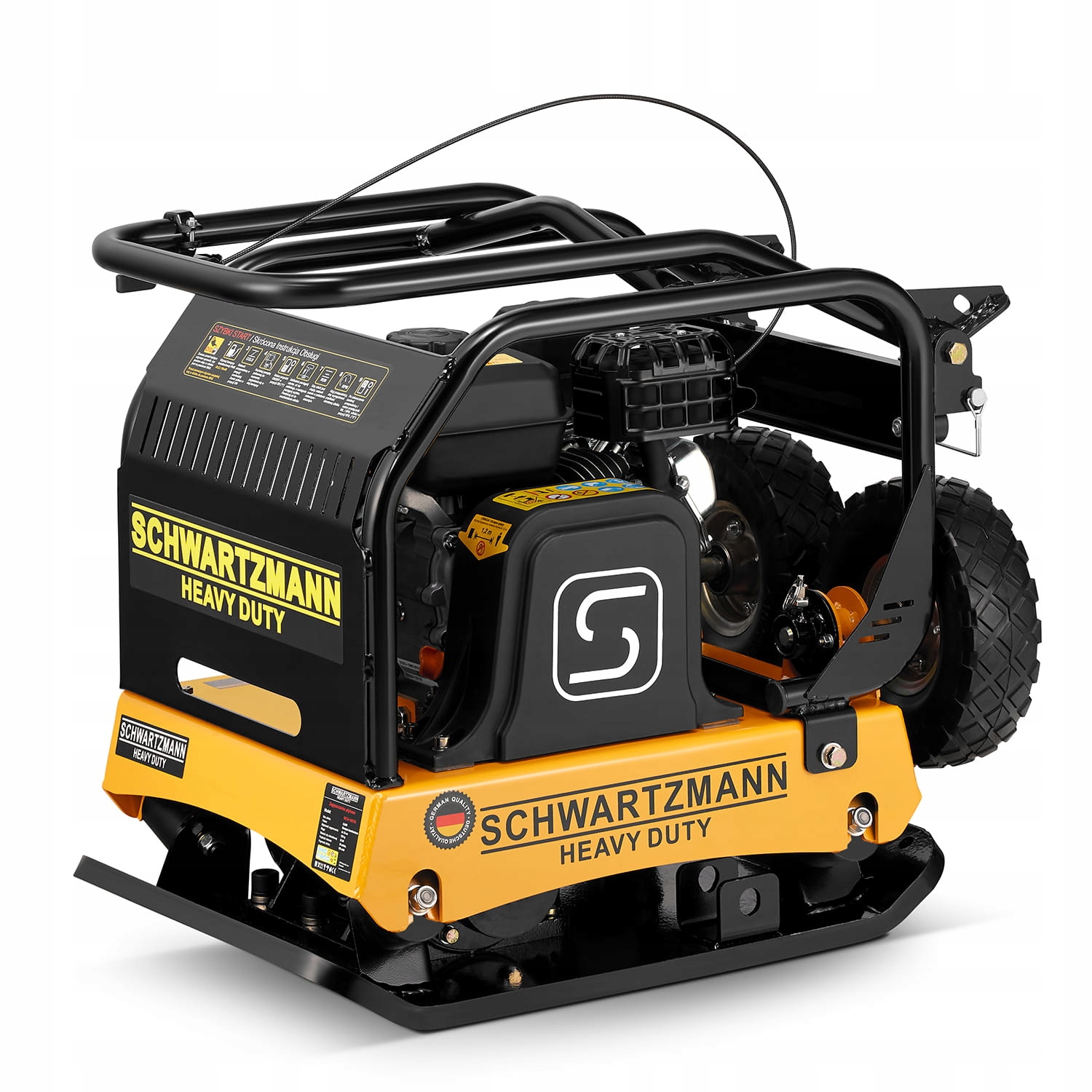 Zagęszczarka płytowa gruntu SCHWARTZMANN ubijak ZG140TK 120 kg 32 kN LONCIN — 4