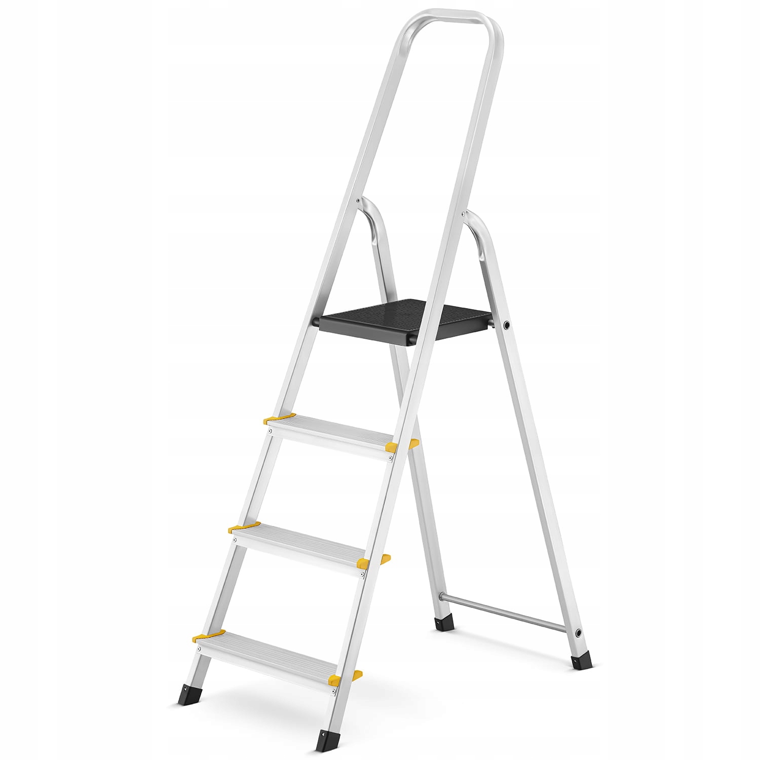 Drabina aluminiowa domowa jednostronna profesjonalna HIGHER 4 stopnie 150kg — 6