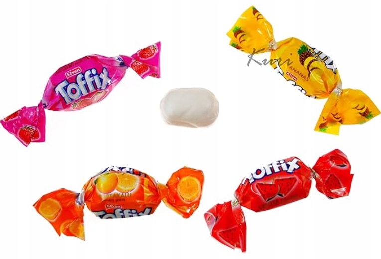 Cukierki Toffix z nadzieniem owocowym Elvan 200g — 3