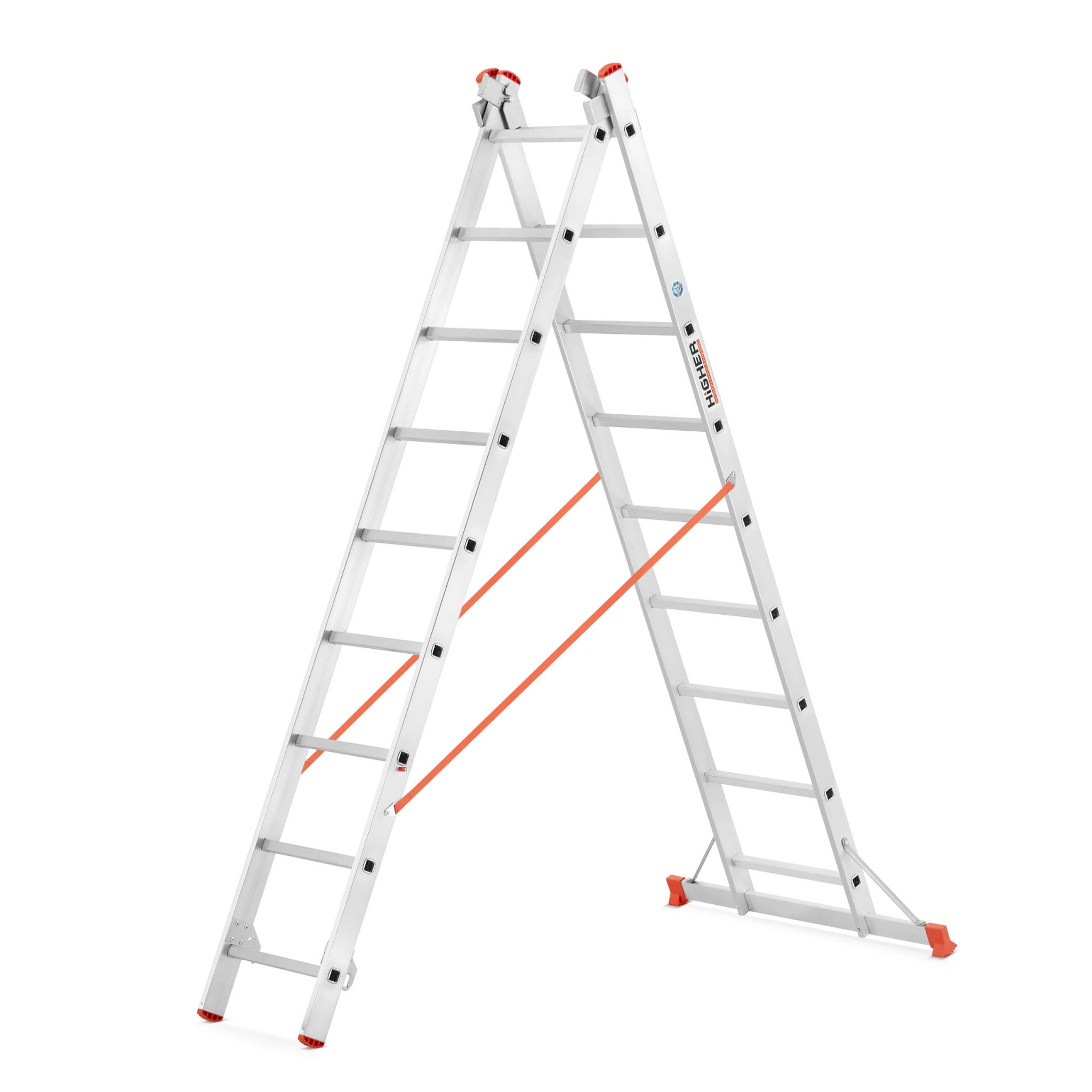 Drabina aluminiowa profesjonalna wielofunkcyjna HIGHER 3x9 seria 73PRO — 3