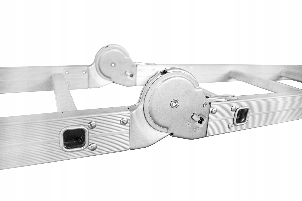Drabina uniwersalna przegubowa składana 4x4 stopnie aluminium DRABEST — 13