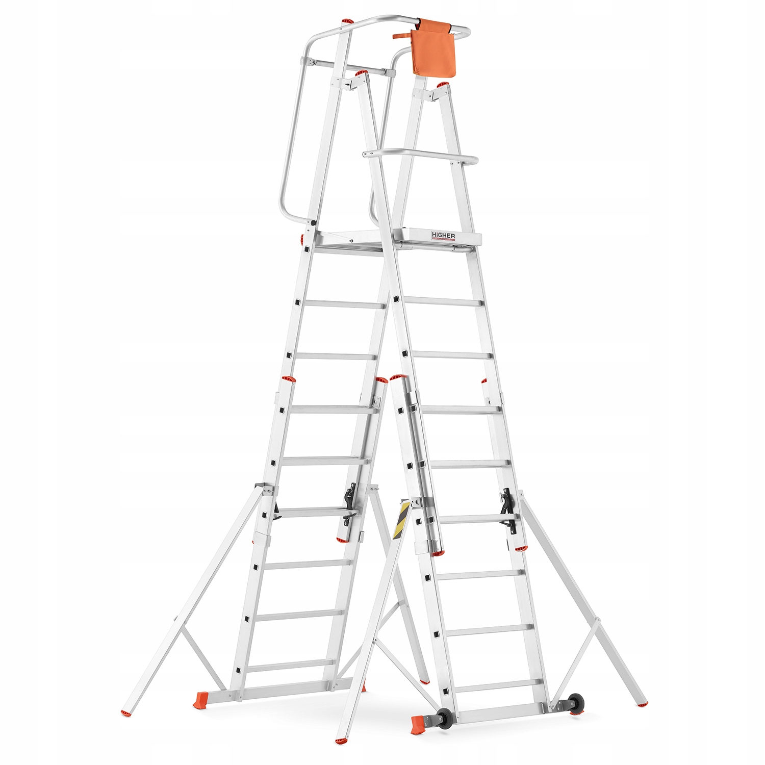 Drabina rusztowanie aluminiowe podnośnik HIGHER S-8105-C — 7