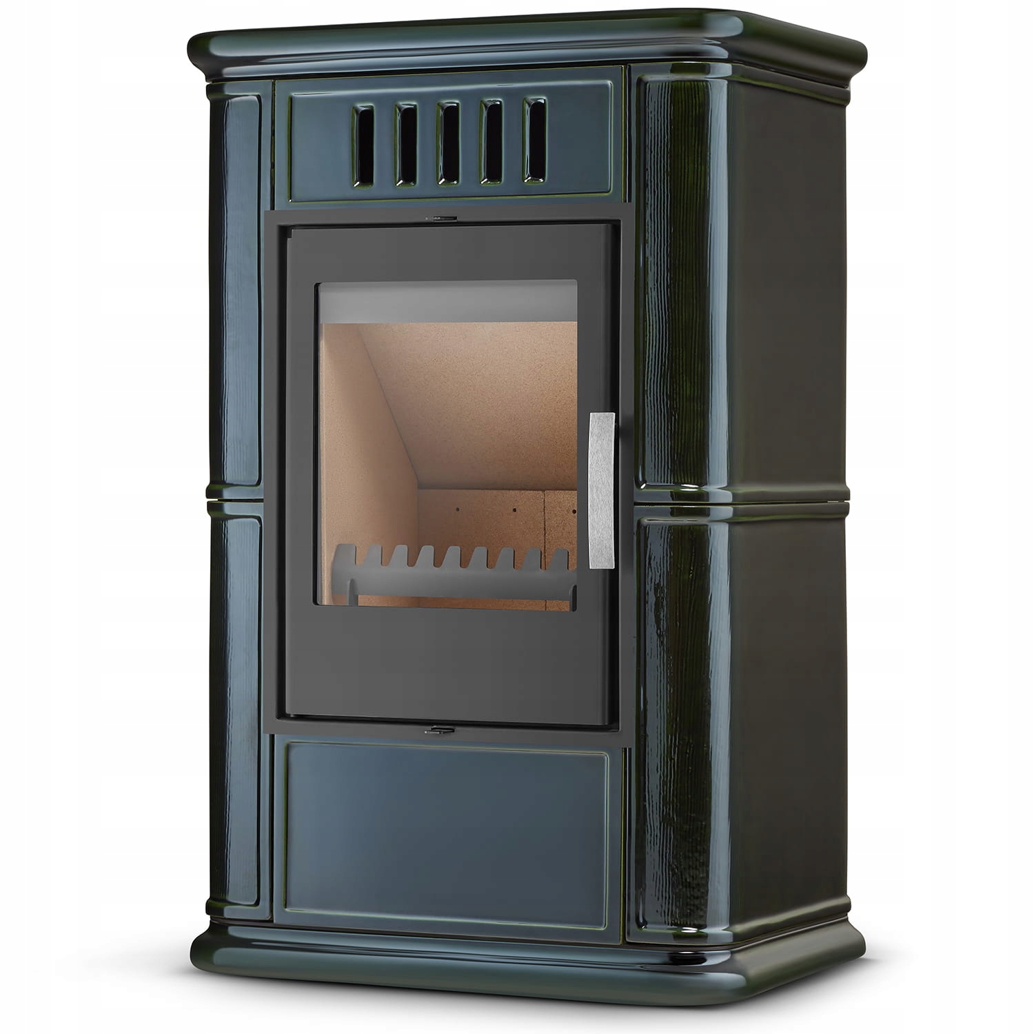 Piec kominek kaflowy piecyk koza wkład kominkowy OLBIA Olive 6,3 kW CDP