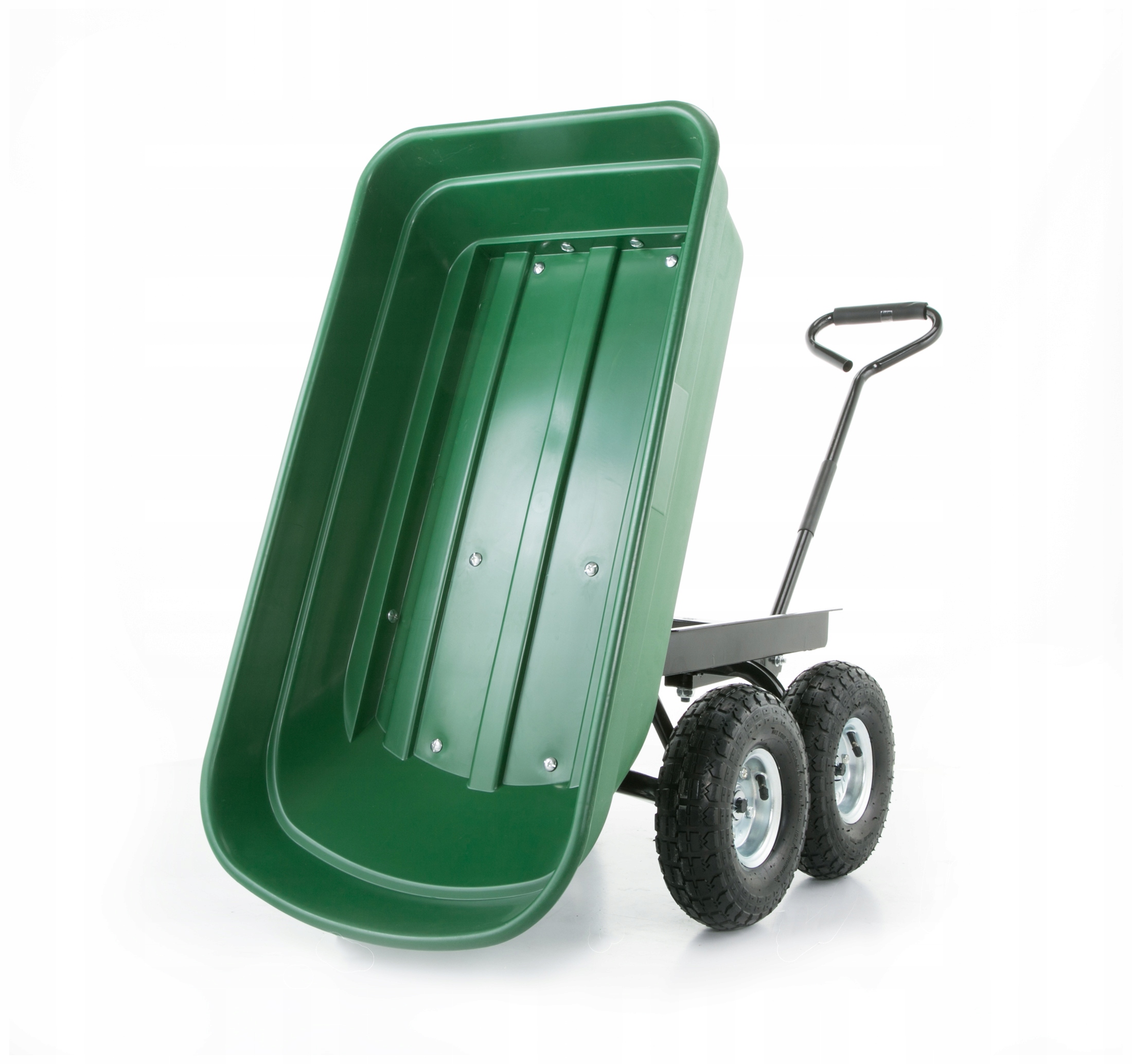 Wózek ogrodowy transportowy taczka przyczepka wywrotka HIGHER 350kg 75L — 9