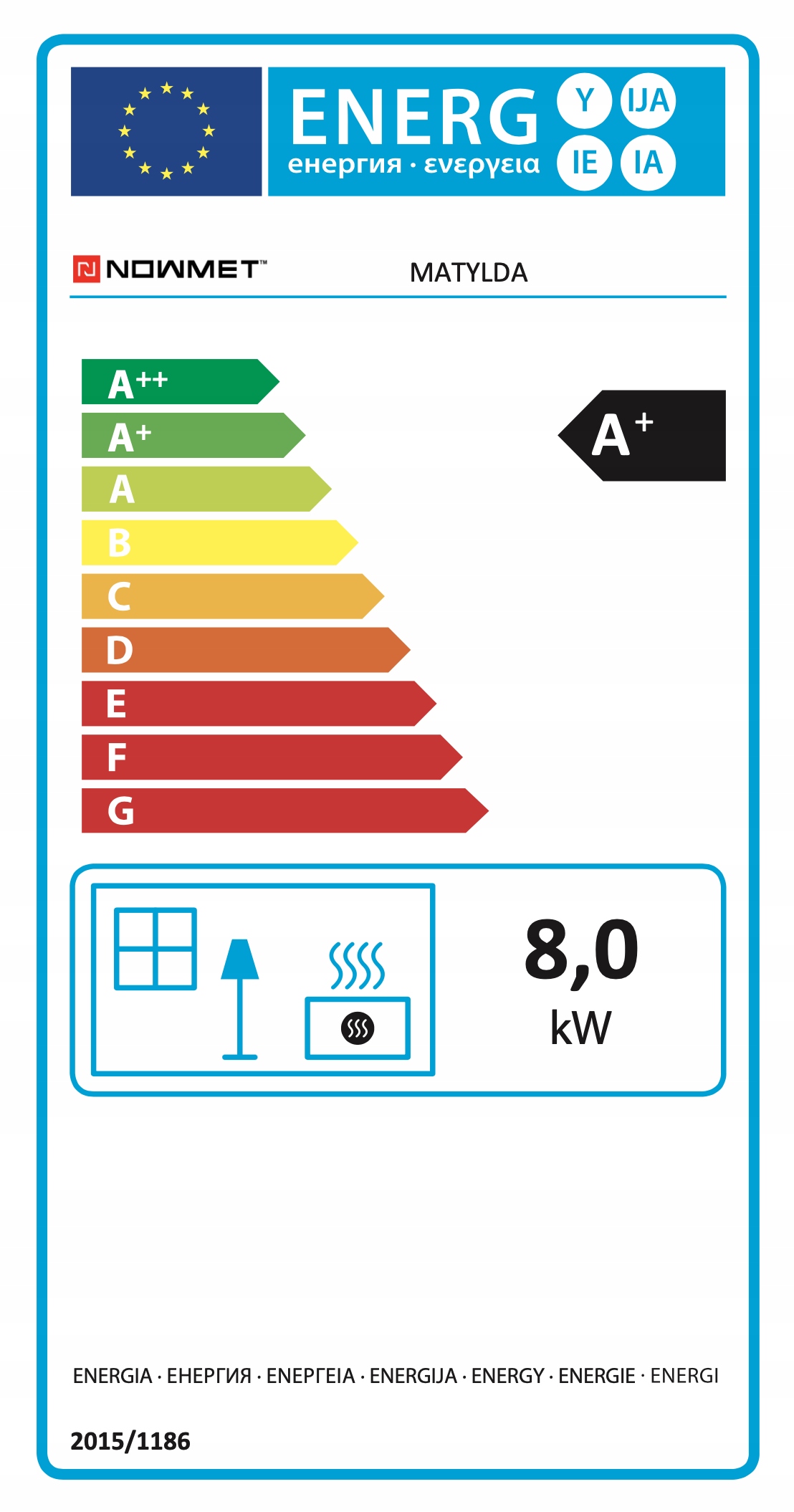 Piec piecyk kominek koza MATYLDA szamotowy polski 8 kW EKOPROJEKT 2022 — 14