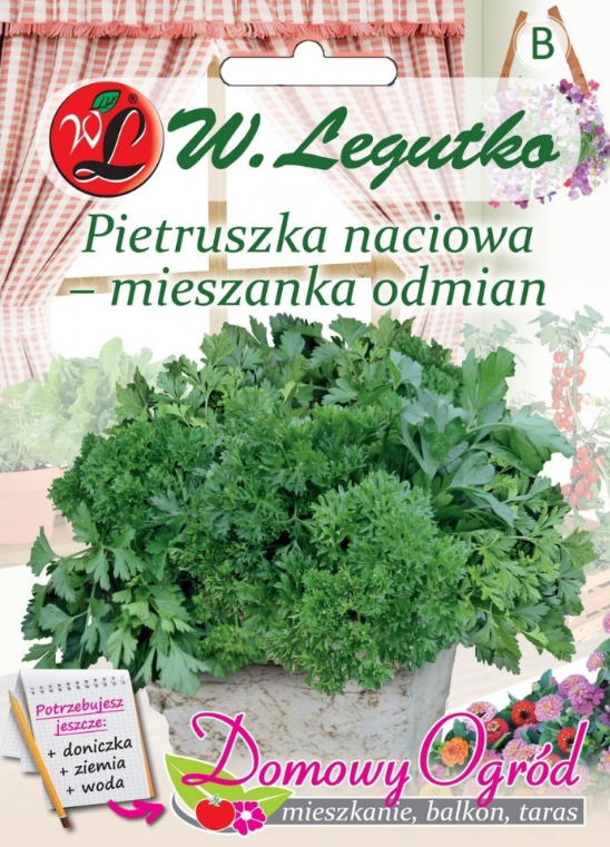 Nasiona Pietruszka naciowa mieszanka odmian, 5g