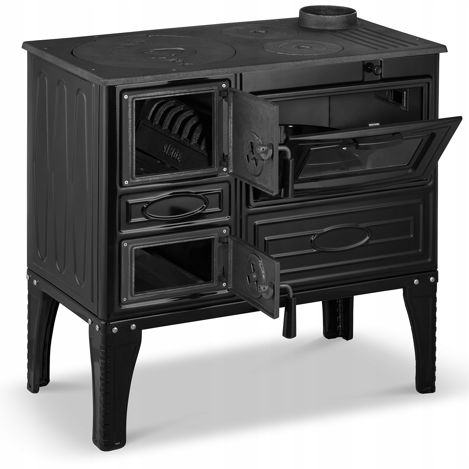 Kuchnia węglowa weftfalka angielka emaliowana SIGMA 304 9,56 kW lewy wylot — 4