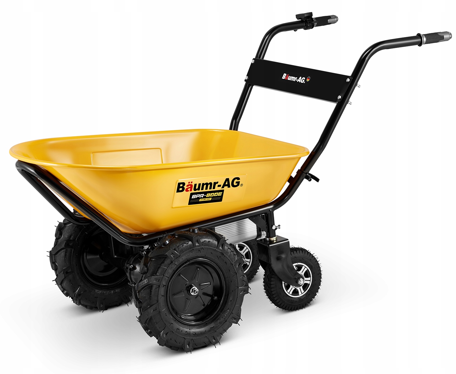 Taczka elektryczna ogrodowa wozidło budowlane 100L BAUMR-AG BPR-800E 260kg — 2