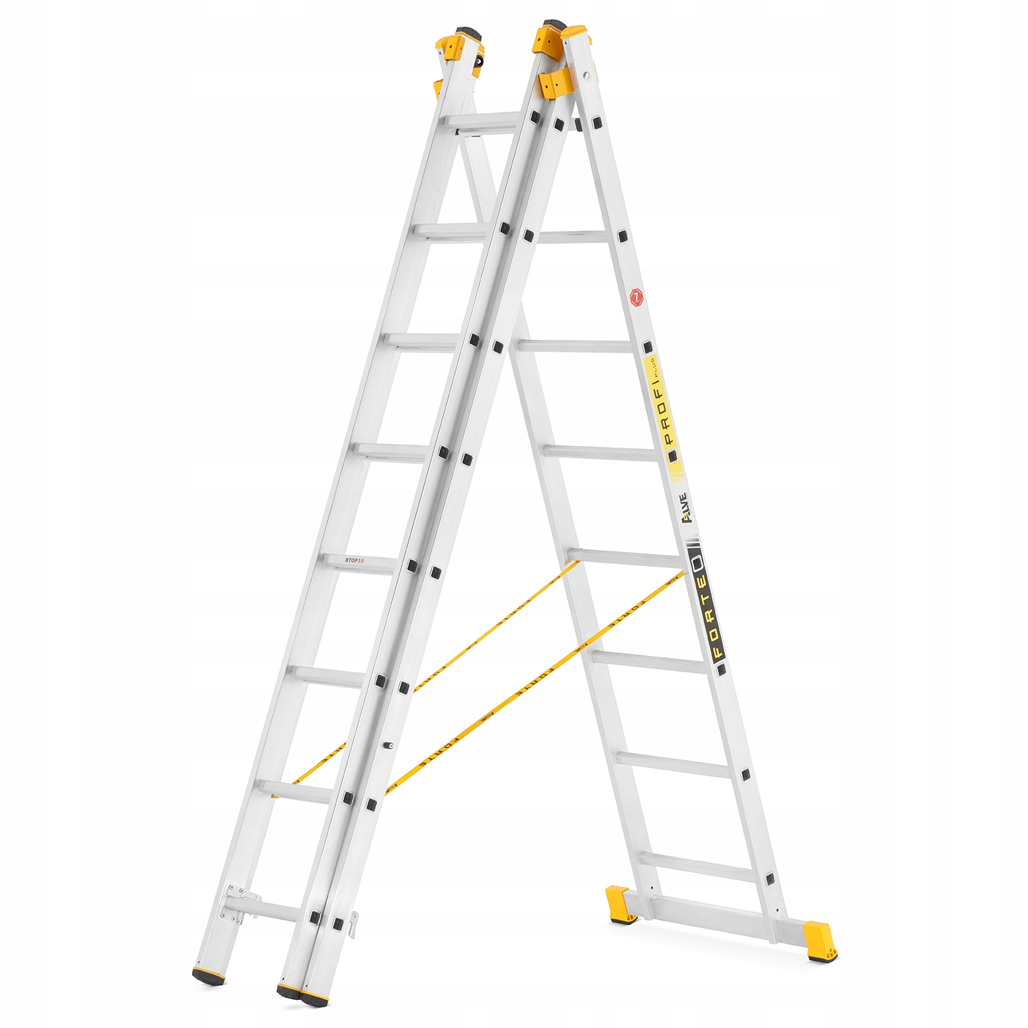 Drabina aluminiowa wielofunkcyjna profesjonalna ALVE FORTE PROFI PLUS 3x8 — 3