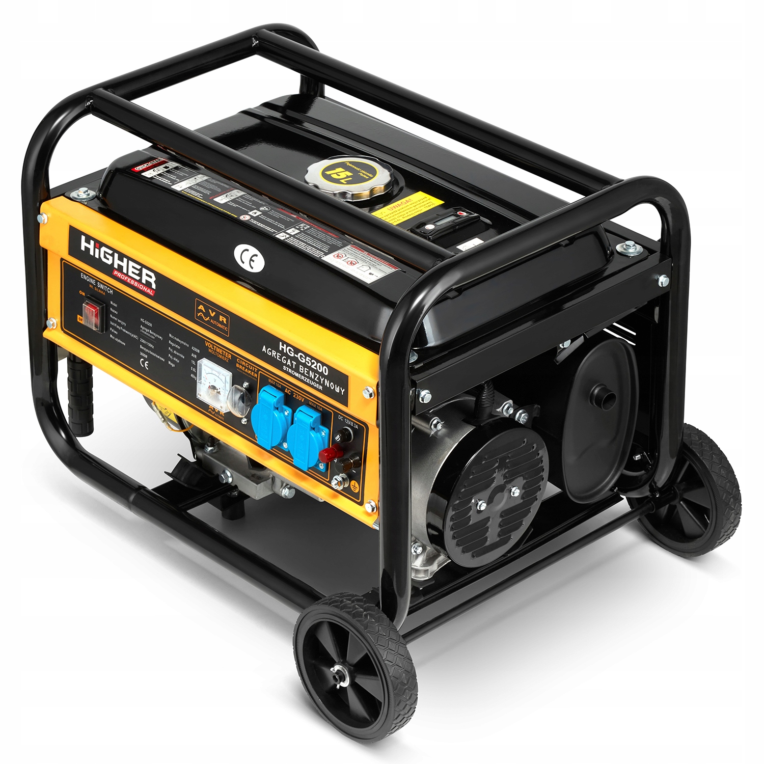 Agregat generator prądotwórczy HIGHER 4,2kW AVR — 6