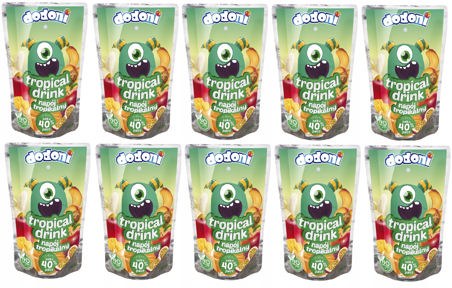 Napój DODONI 200ml tropikalny x10