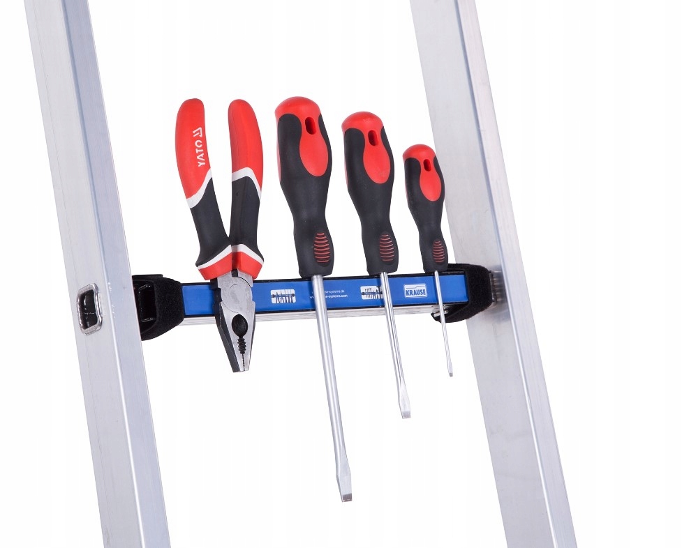Drabina aluminiowa 3x11 PROFESJONALNA 150kg + hak + magnes KRAUSE GRATIS — 11