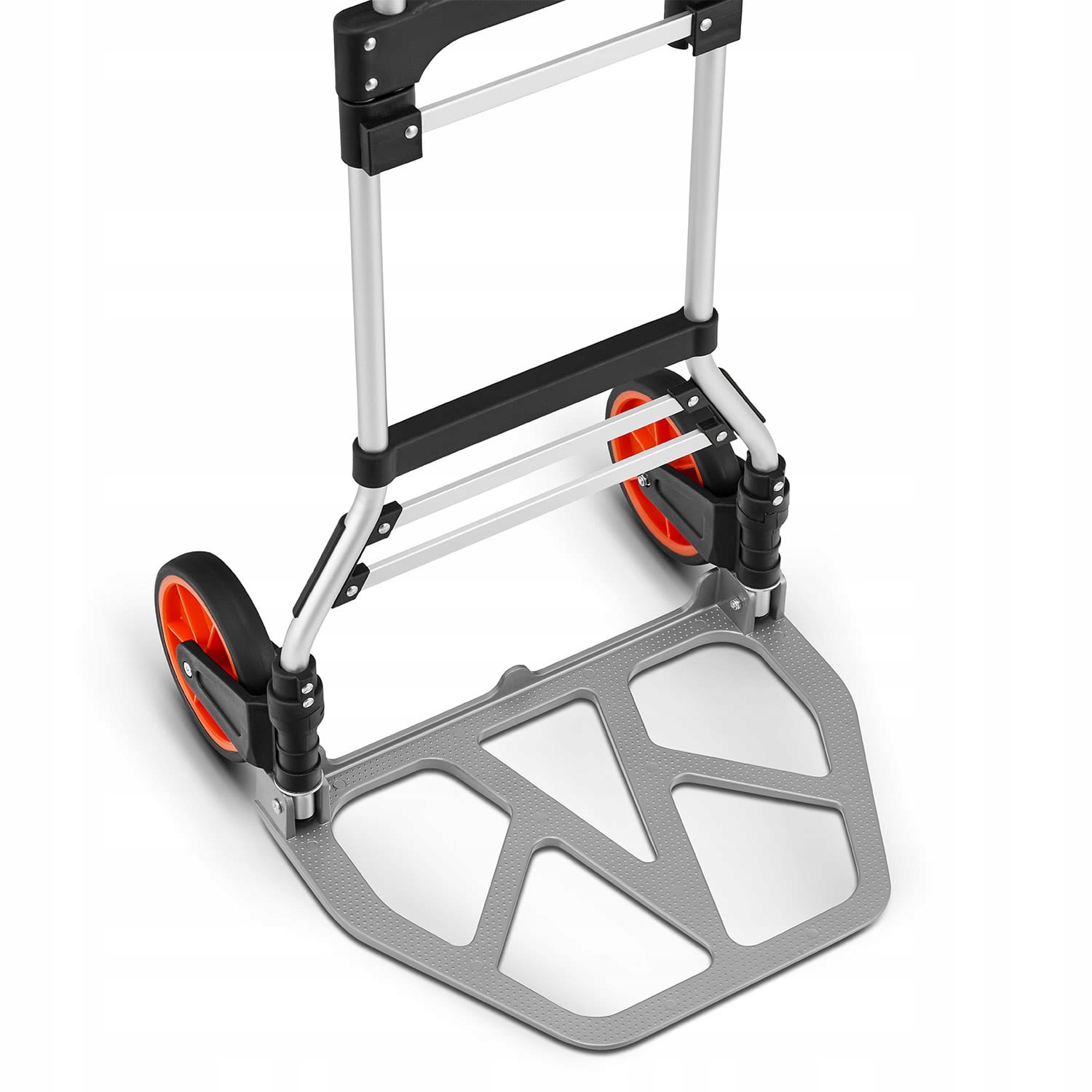 Wózek ręczny transportowy aluminiowy młynarka HIGHER składana płaska 120 kg — 11