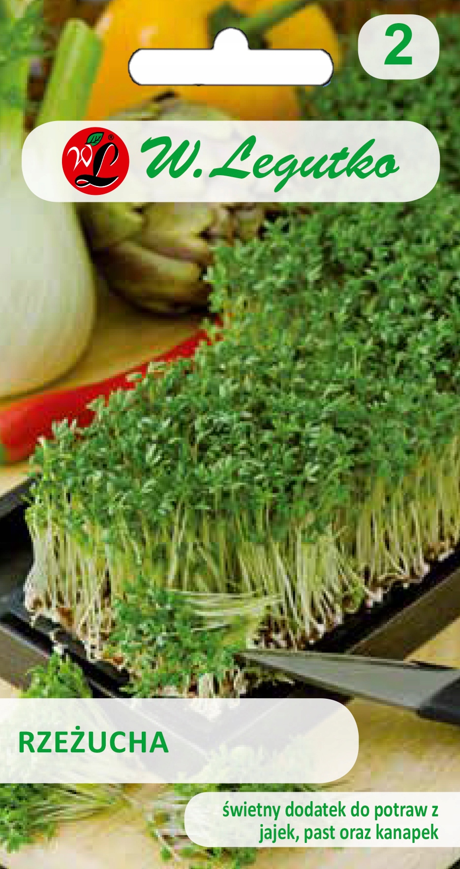 Nasiona na kiełki, rzeżucha, 30g