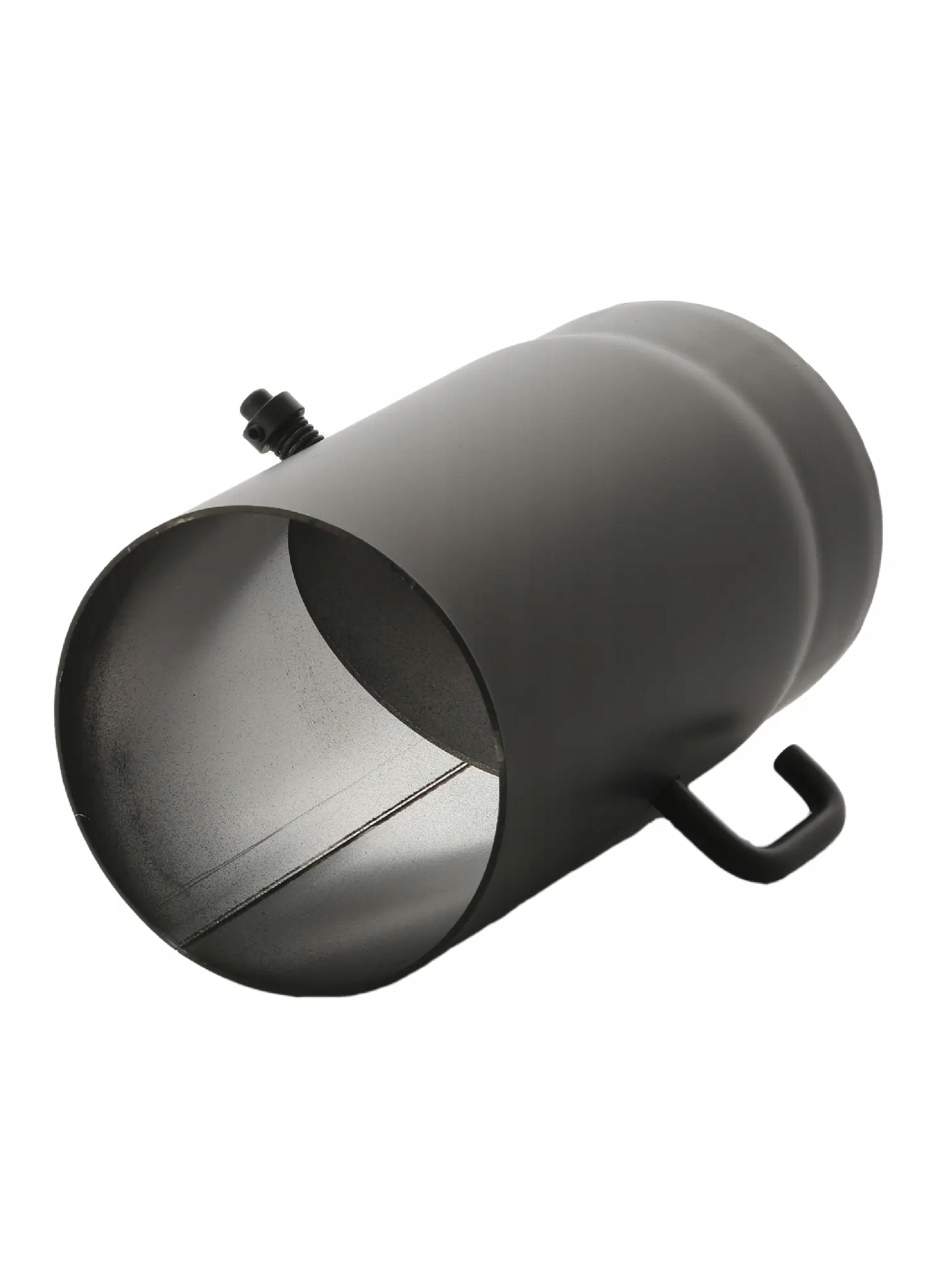 Szyber żaroodporny kominowy stalowy do pieca fi 120 mm DARCO — 3